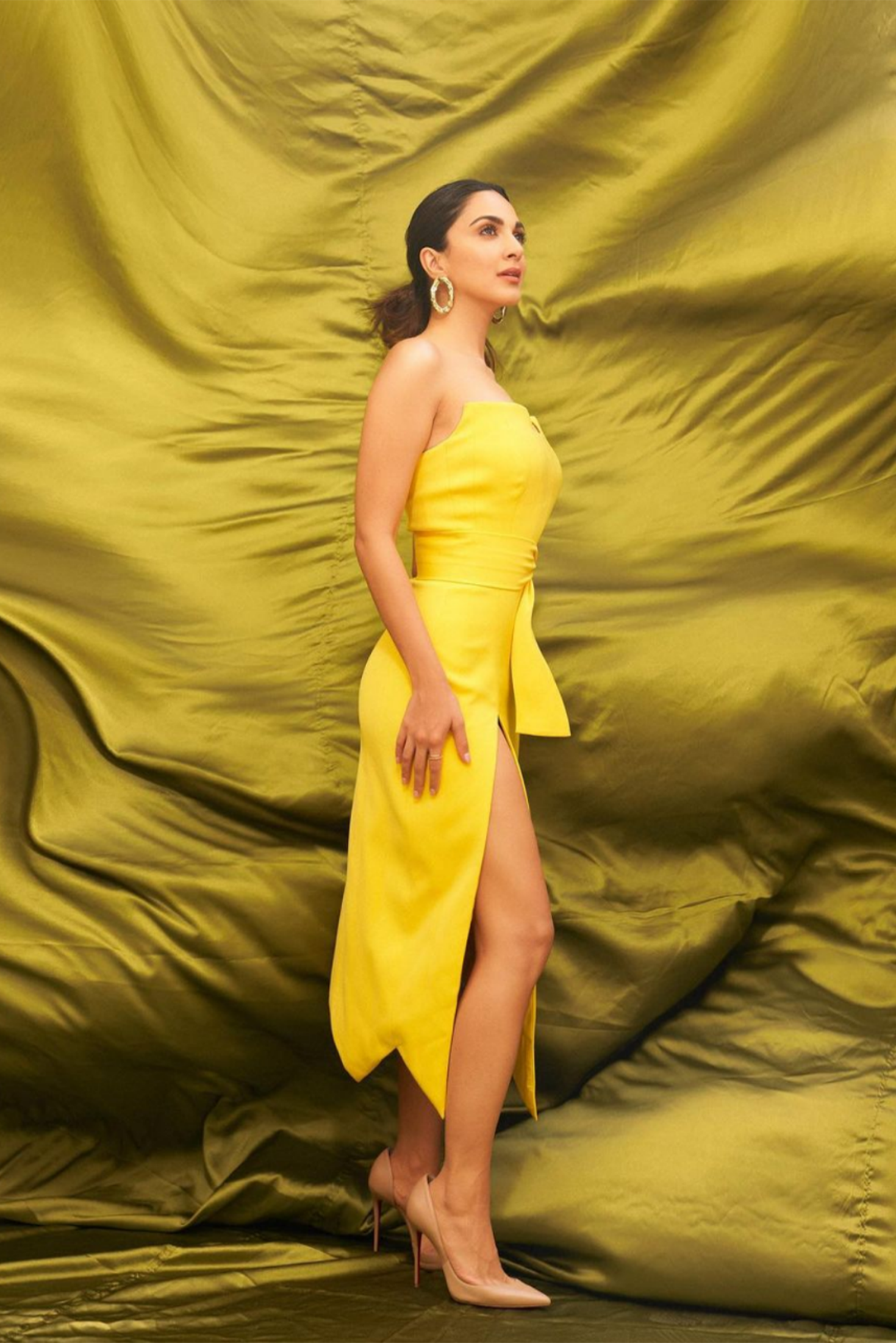 Kiara Advani in Amber Dress