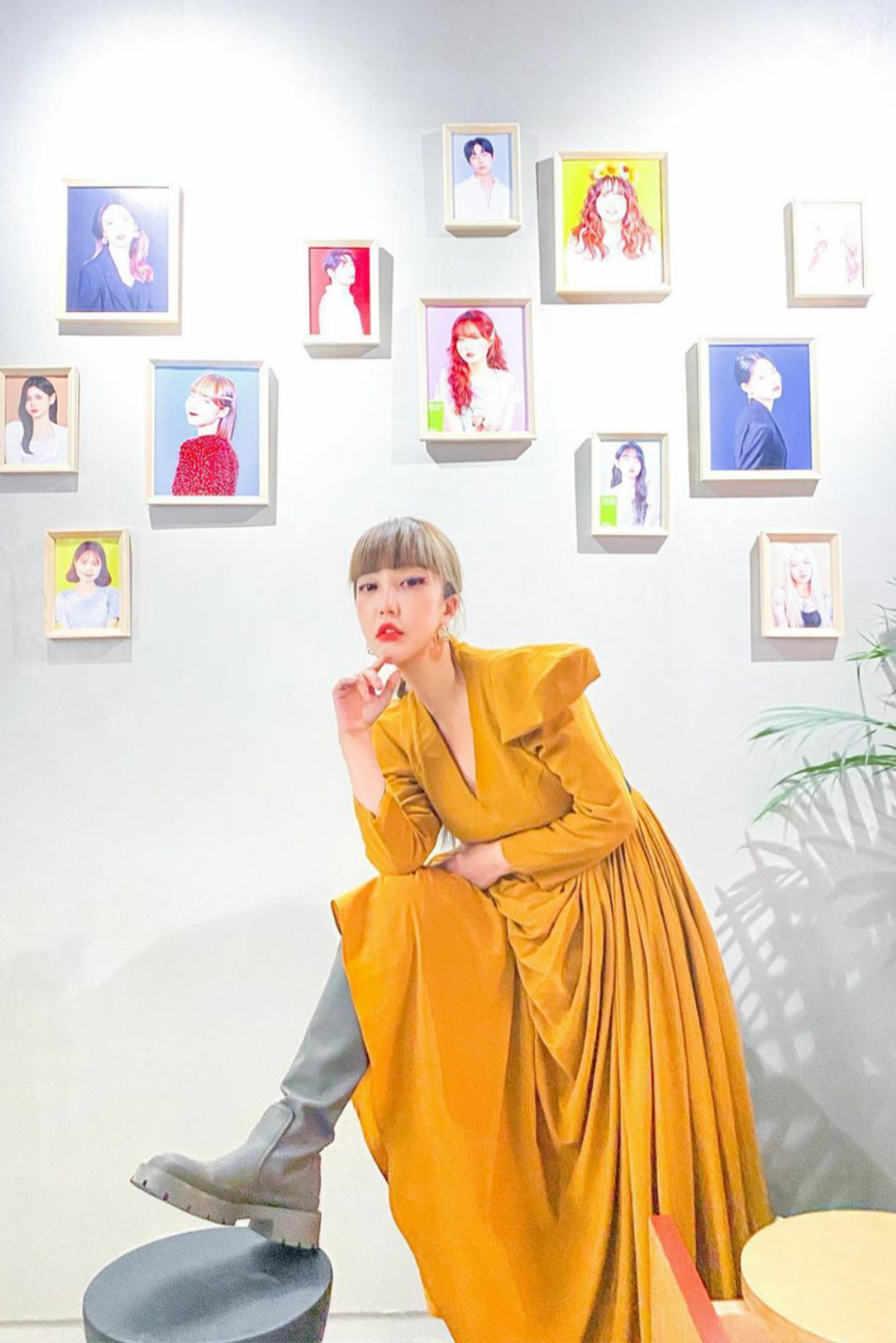 Korean Fashion Blogger  Nanjeong Lee in Sinampi Dress
